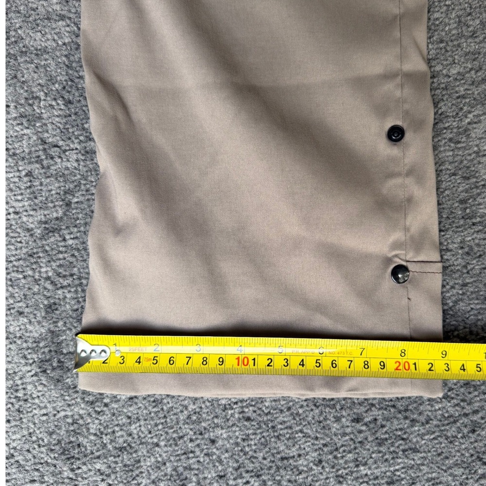 Wrangler Mens Outdoor Performance Hiking Pants Tan‎ Khaki Stretch Snap Hem 38x32 - Picture 9 of 11